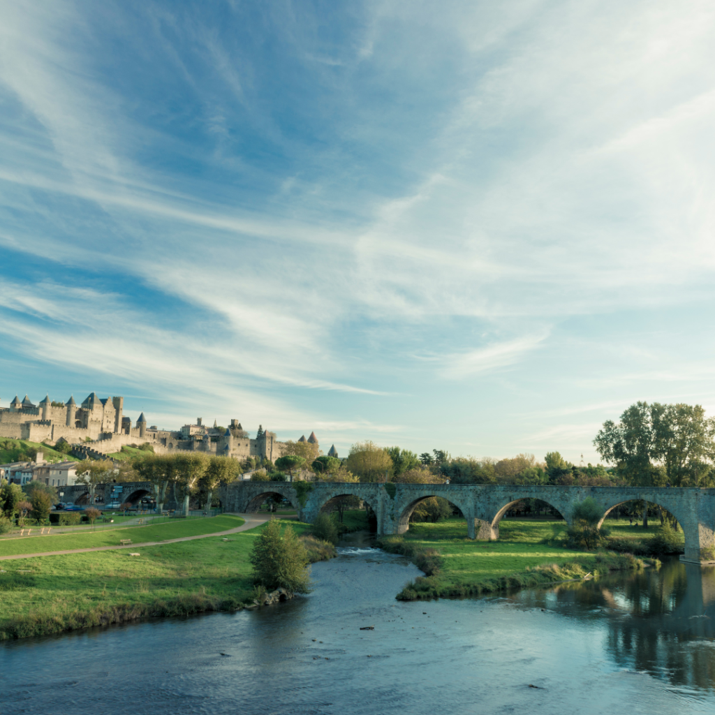 The medieval Cité of Carcassonne in the South of France